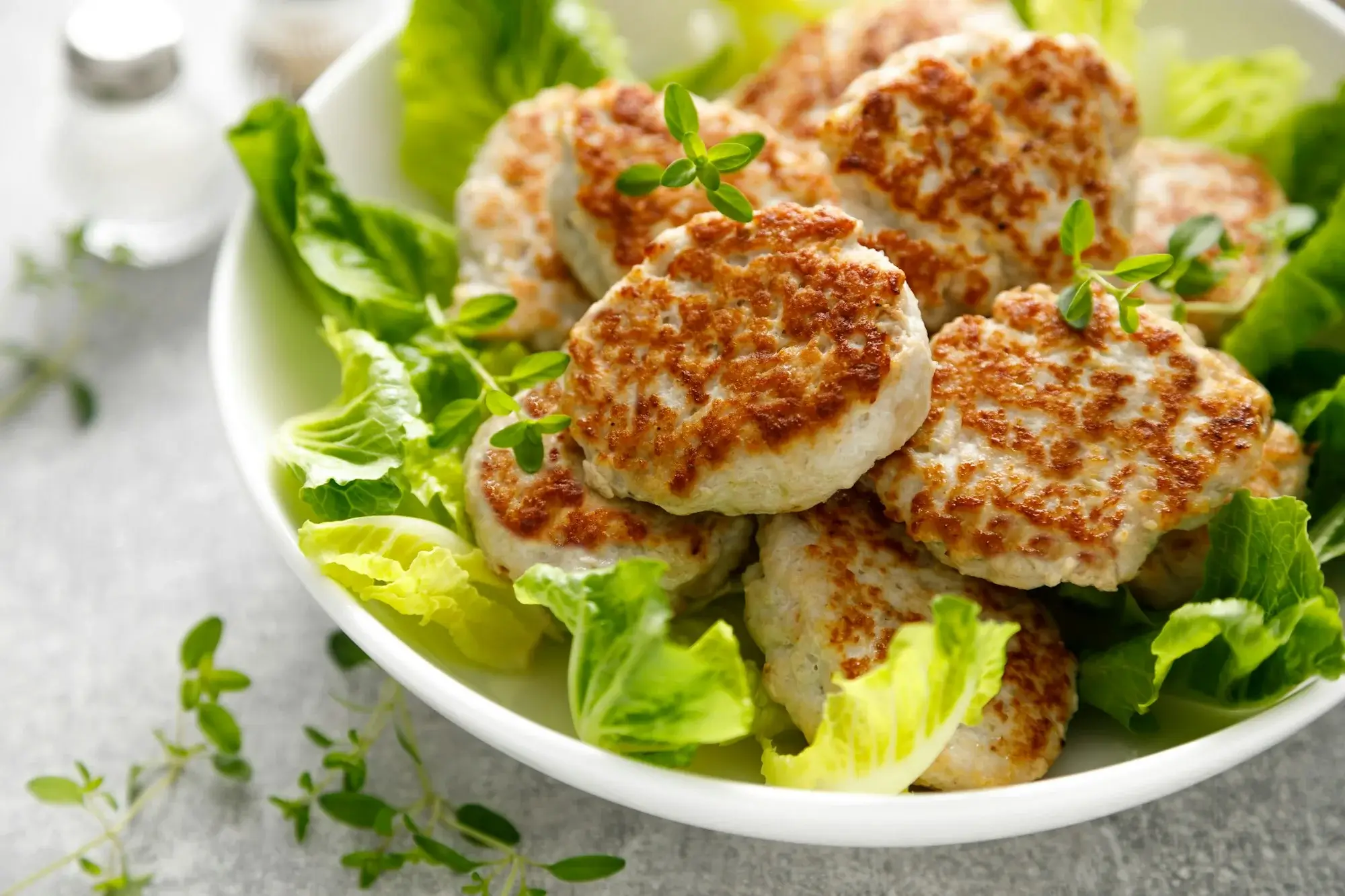 Frikadellen im Airfryer zubereitet