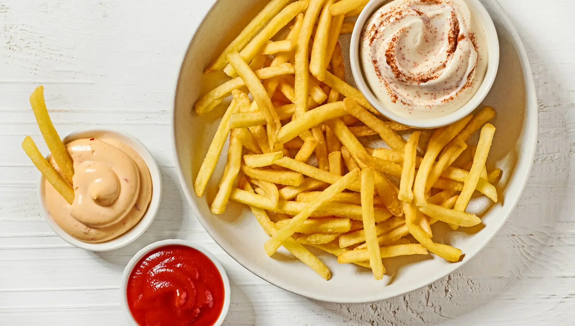 Knusprige Pommes frites aus der Heißluftfritteuse